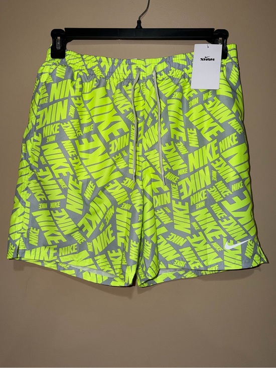 Nike Other - Nike Swim Shorts Grey Green NESSG575-737 Men’s Size Medium